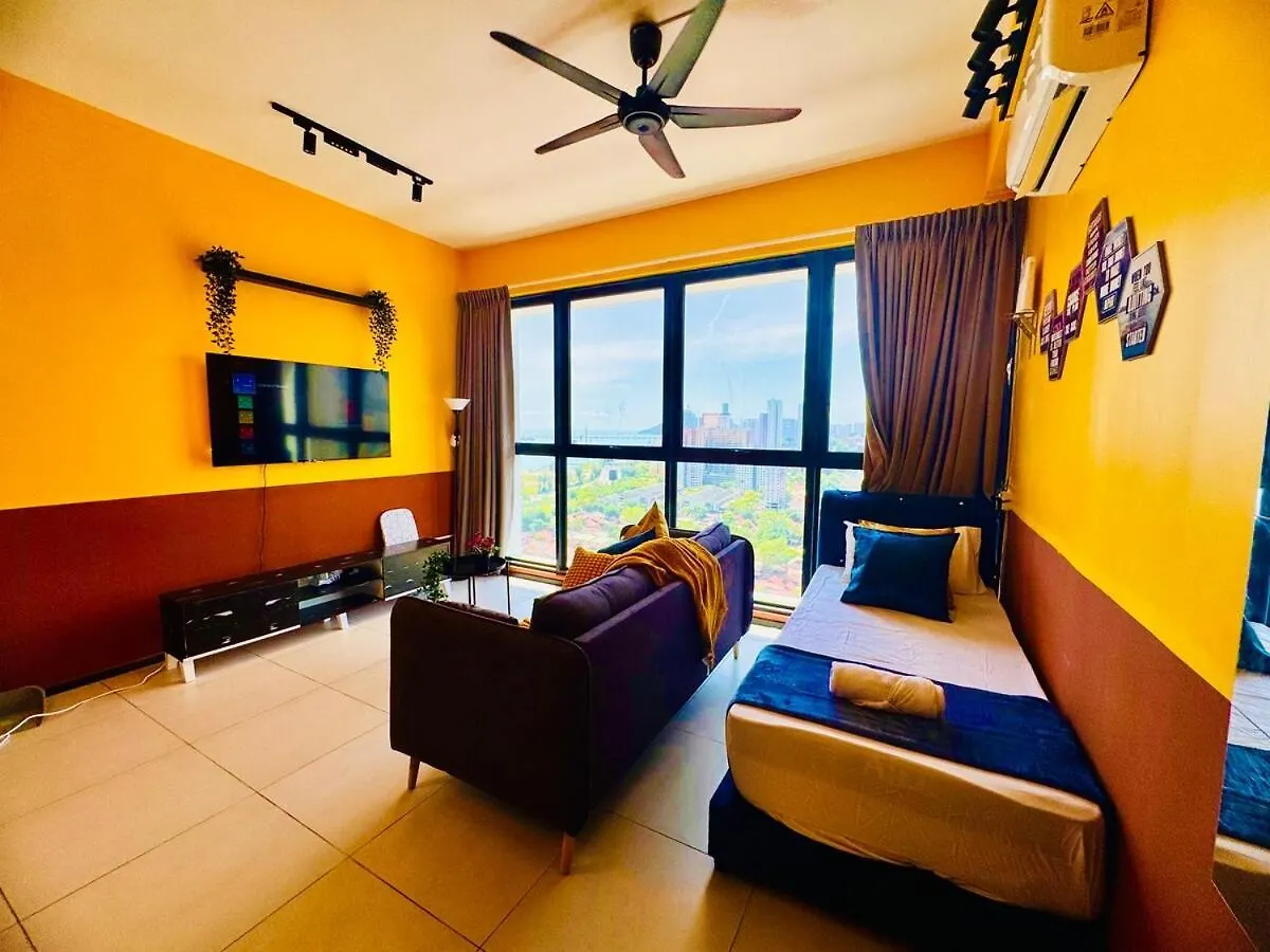 Vip3Br Romantic Retreat For12 Withsea & City Views Jelutong Apartment