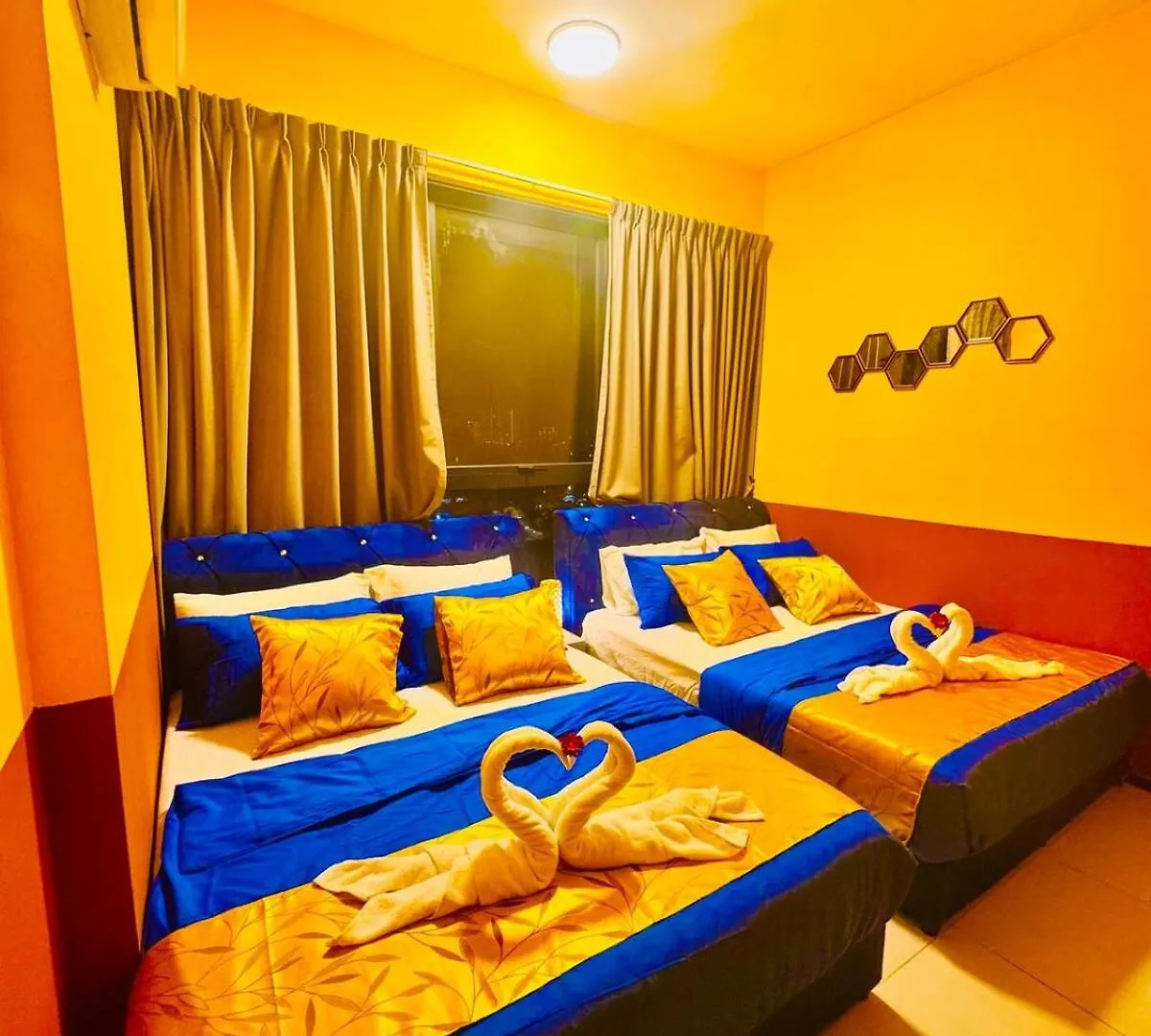 Apartment Vip3Br Romantic Retreat For12 Withsea & City Views Jelutong Malaysia